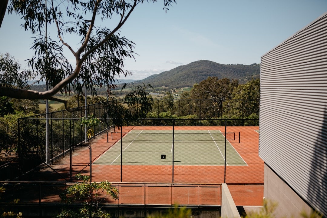 Tennis Court at Elysia Wellness Retreat