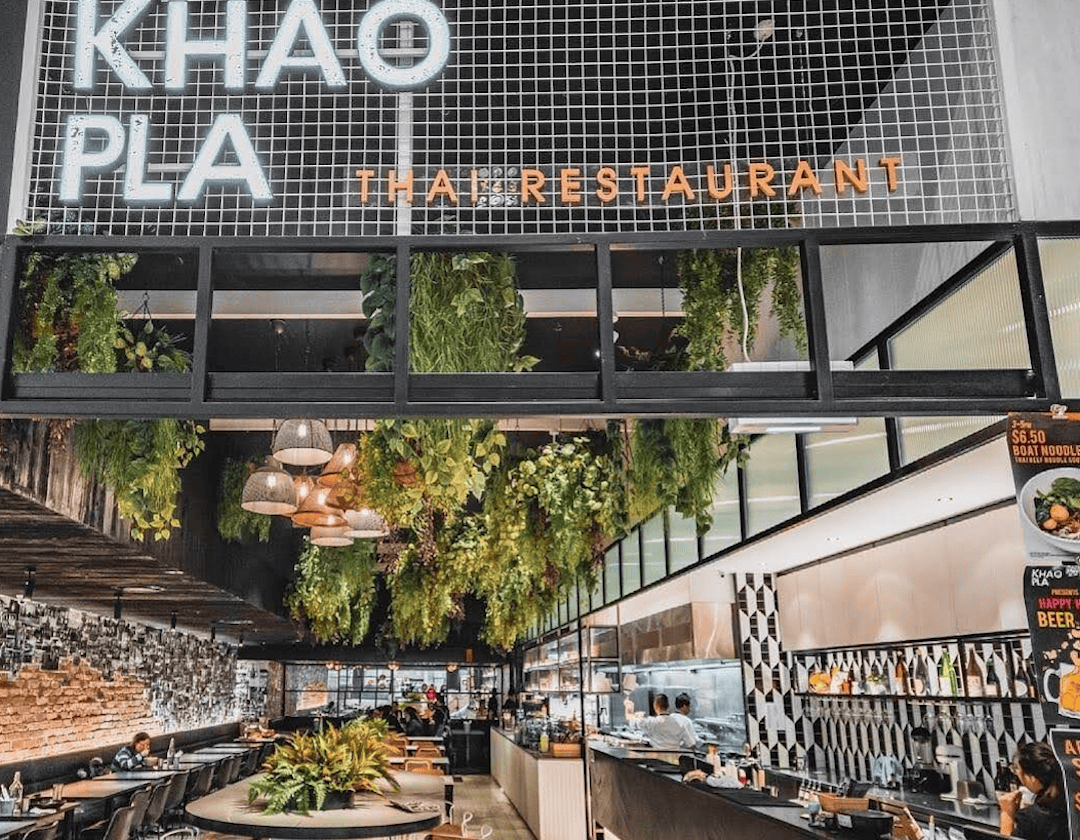 The exterior of Khao Pla, one of the top Thai restaurants in Sydney.