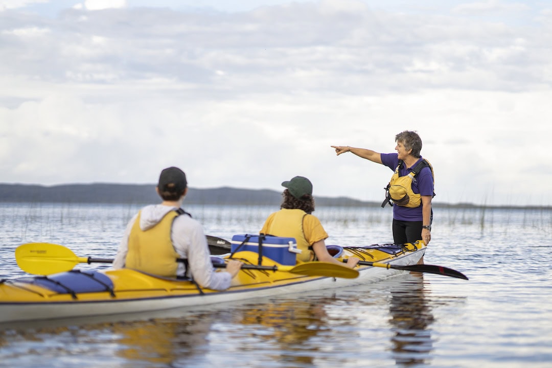 Kayaking in Noosa Everglades is an exciting adventure. Image: Tourism and Events Queensland.