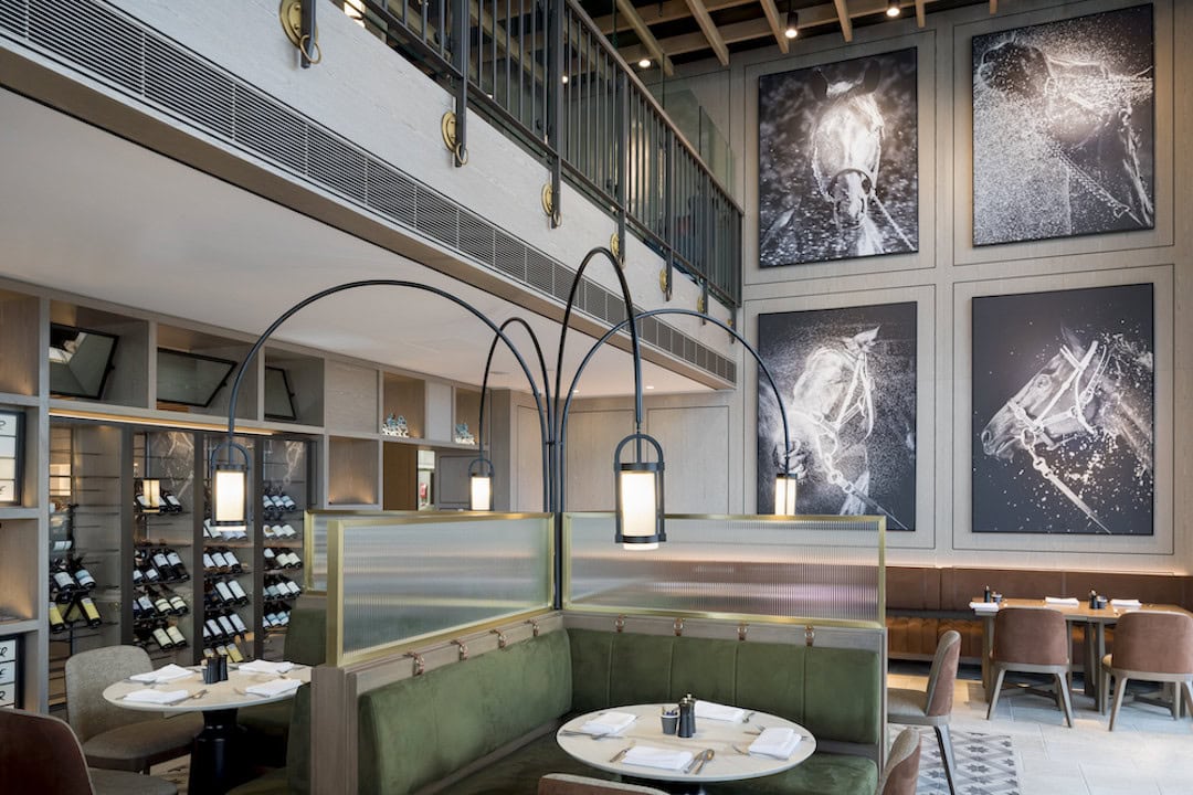 The New Market Restaurant at The William Inglis Hotel, a horse-lovers hotel in Sydney.